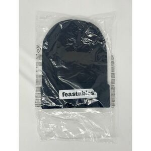MrBeast Feastables Black Beanie Hat Cap One Size Mr Beast LIMITED EDITION